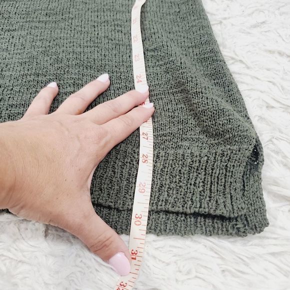 4x$25 WD.NY Cotton Knit Shirt Dress Long Sleeve olive Green Medium - Picture 8 of 12